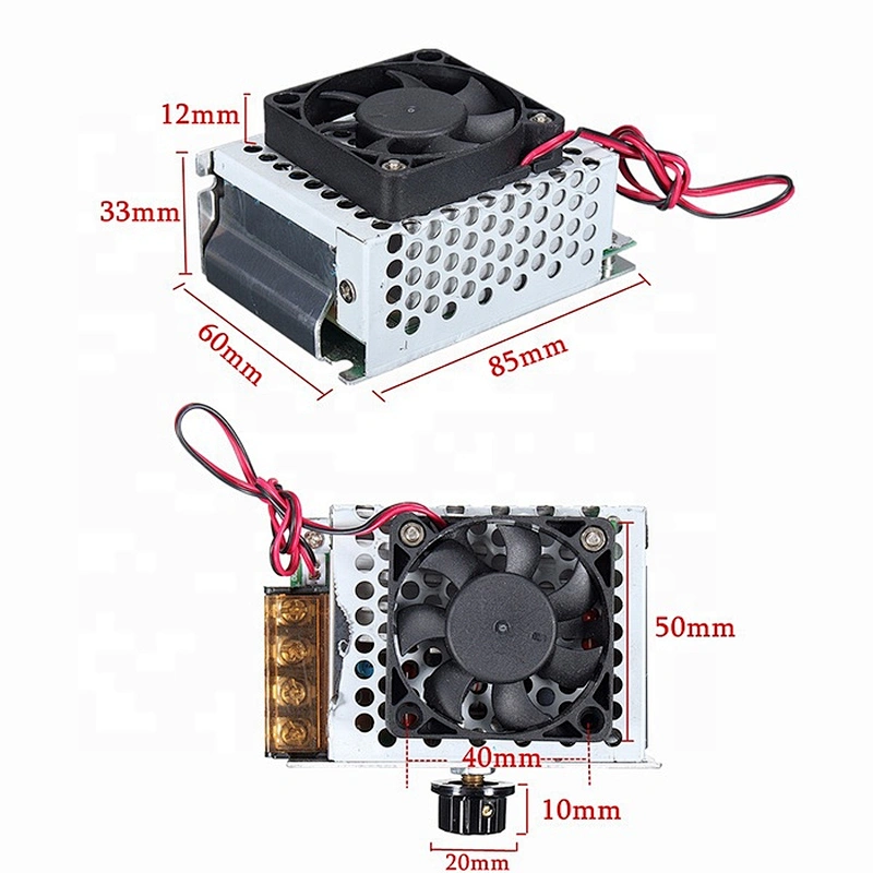 AC 0-220V 20A Pulse Width Modulator PWM Electric Motor Speed Controller
