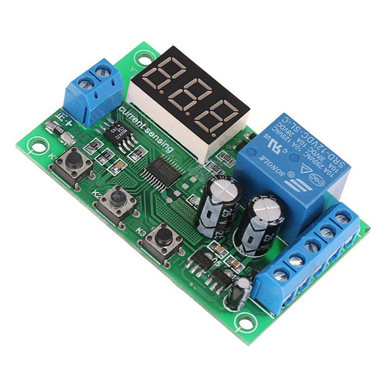 0-10A DC Current Detection Sensor Module Delay Time Relay Control Switch 12V