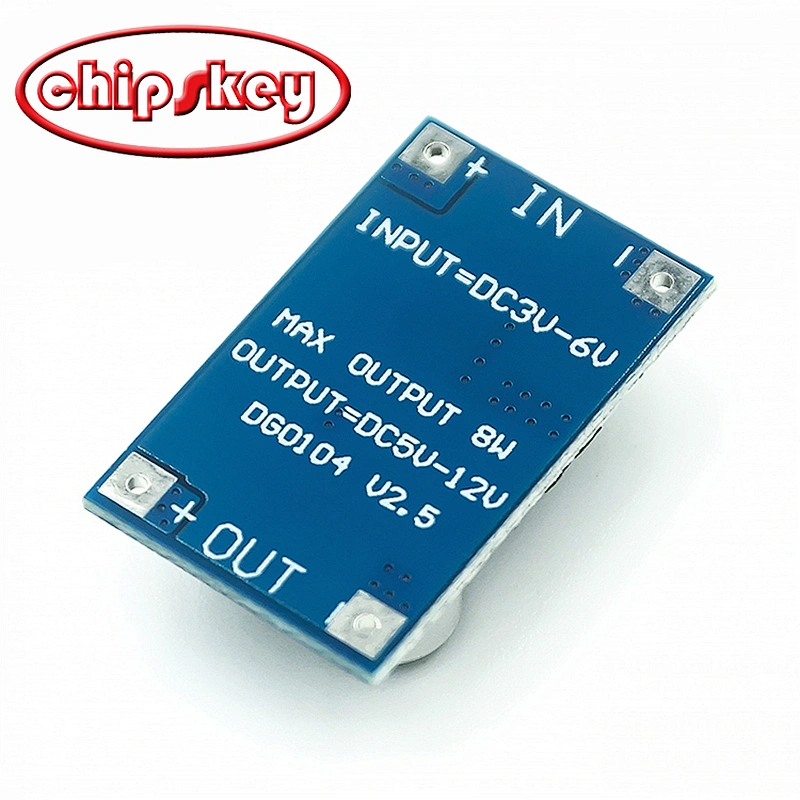 8W high power boost module / input 3V-6V to 12V 3.7V lithium battery charging treasure USB boost board