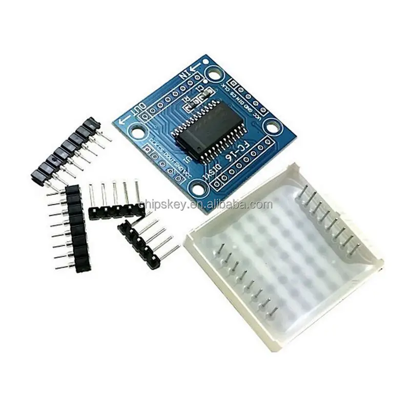 Microcontroller MAX7219 dot matrix module control Display DIY KIT