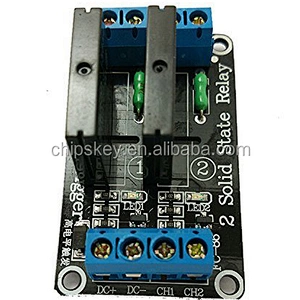 5V 2 Channel SSR Solid-State Relay Low Level Trigger With fuse Stable 240V 2A