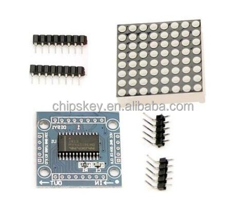 Microcontroller MAX7219 dot matrix module control Display DIY KIT