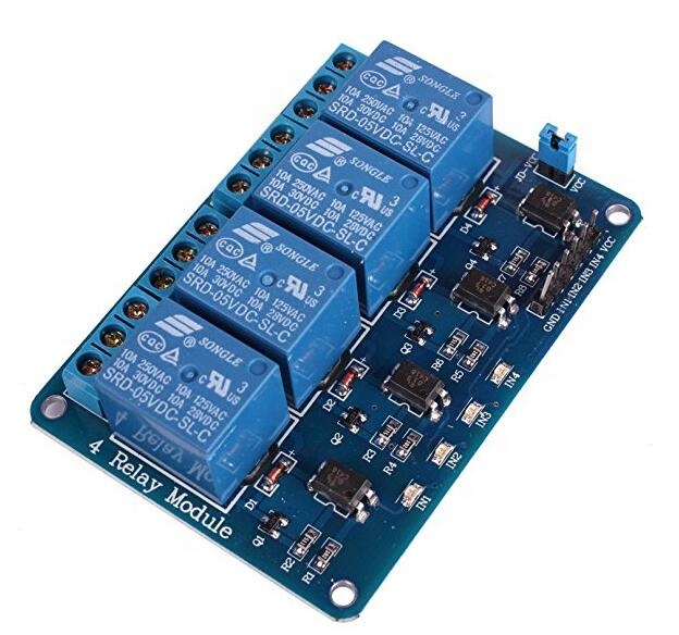 5V 4 Channel Relay Module  For Arduinos