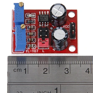 NE555 pulse frequency adjustable duty cycle square wave module rectangular wave signal generator stepper motor driver