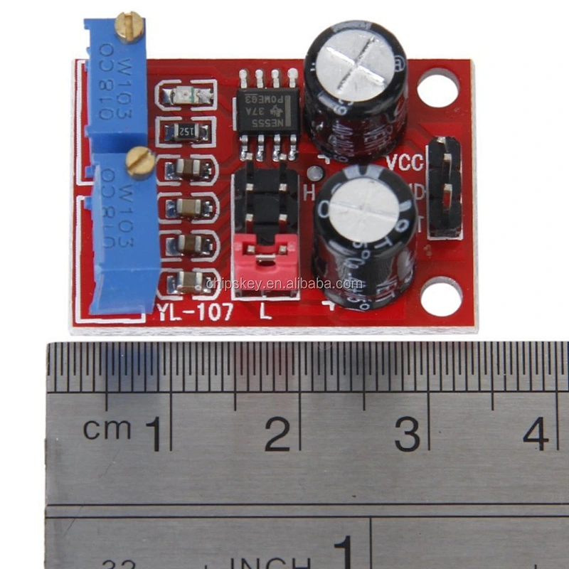 NE555 pulse frequency adjustable duty cycle square wave module rectangular wave signal generator stepper motor driver