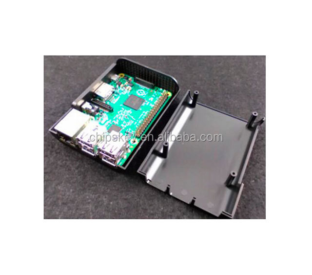 Raspberry PI 2 B+ Oval Case Black
