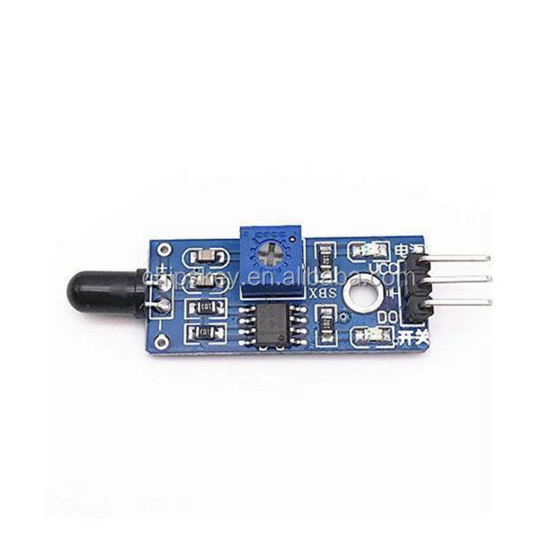 Fire detection flame sensor module; fire source detection modules; infrared receiver module
