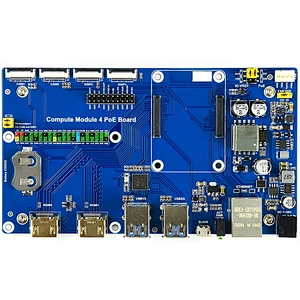 Raspberry Pi Compute Module 4 IO Board With PoE Feature  for all Variants of CM4