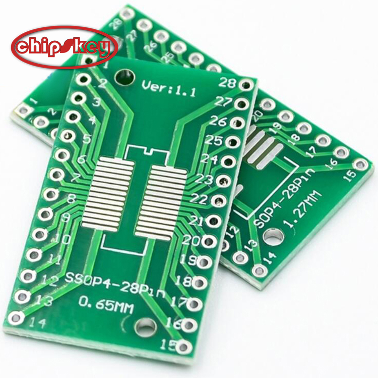 TSSOP16/SSOP16/SOP16/SOIC16/SO16 to DIP16 Adapter Breakout PCB Board