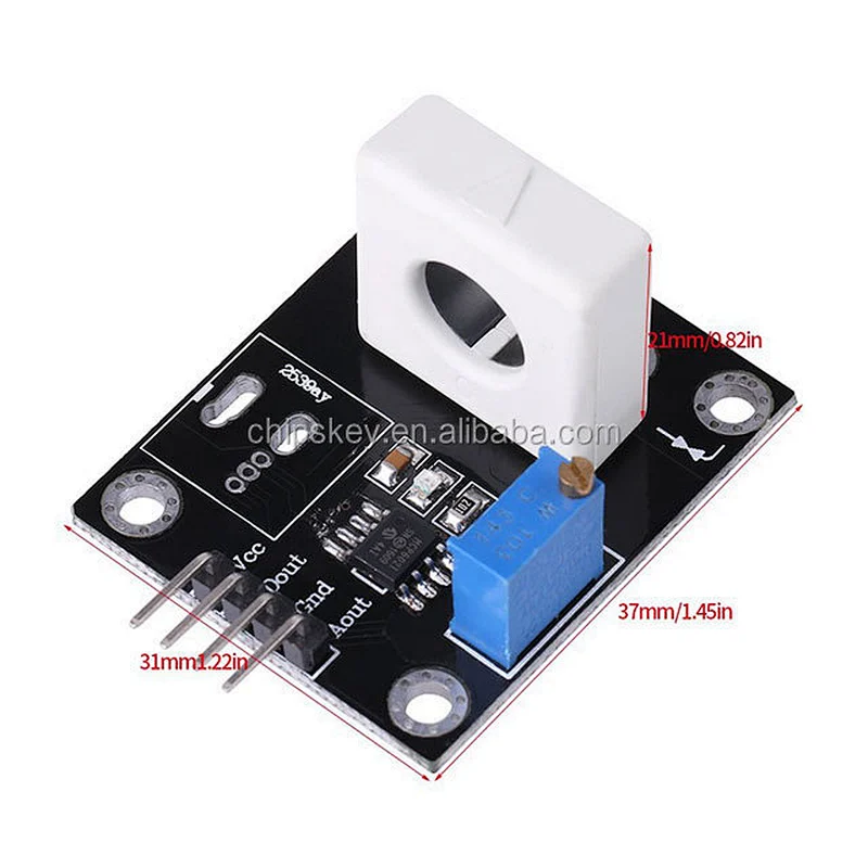 WCS1800 All Current Sensor Over-current Module Detection