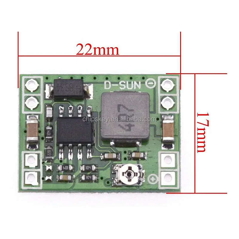 Mini MP1584EN DC-DC BUCK Adjustable Step Down Module 4.5V-28V Input 0.8V-20V Output