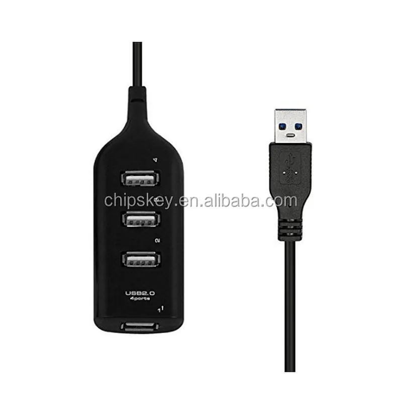 4 Hub, USB 2.0 USB Port For Laptop PC and Computer