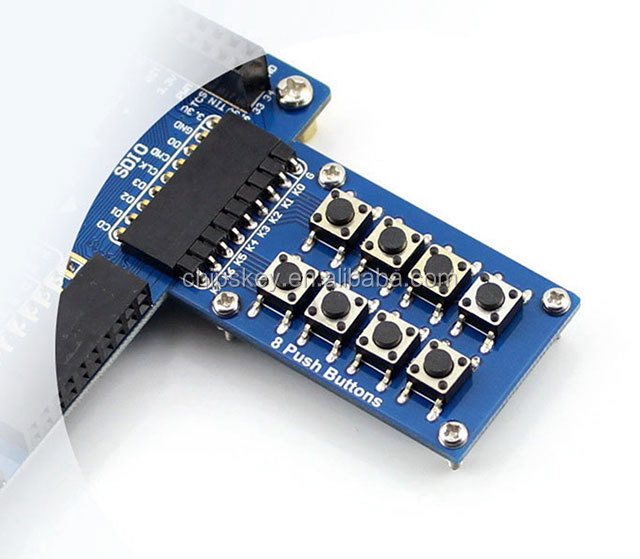8 Push Buttons 2x4 8 Keypad Buttons Module Accessory board matrix Keypad