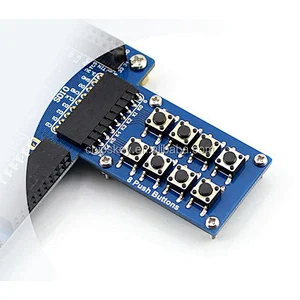8 Push Buttons 2x4 8 Keypad Buttons Module Accessory board matrix Keypad