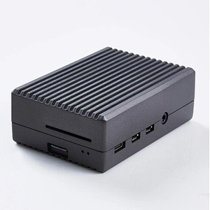 Grey heat sink, metal R PI4 shell motherboard aluminum alloy case