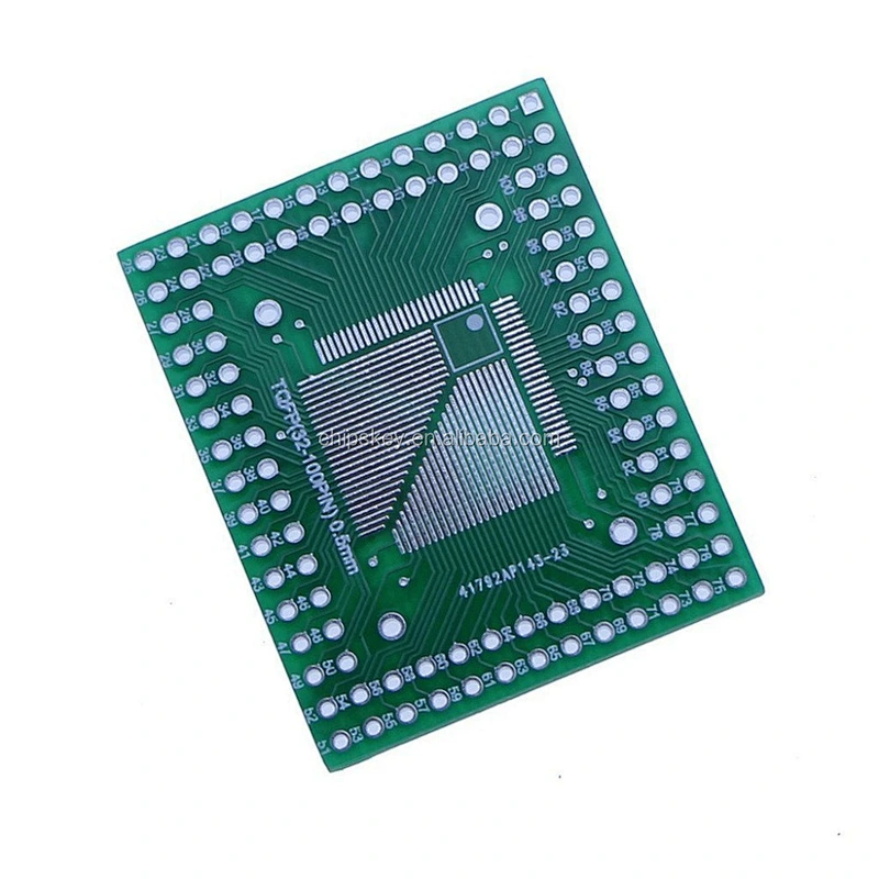 QFP TQFP LQFP TQFP32 TQFP44 TQFP64 TQFP80 TQFP100 0.5MM 0.8MM Pitch IC adapter Socket Adapter plate / PC