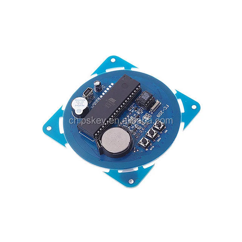 DIY DS1302 Rotation LED Electronic Clock Kit 51 SCM Learning Board
