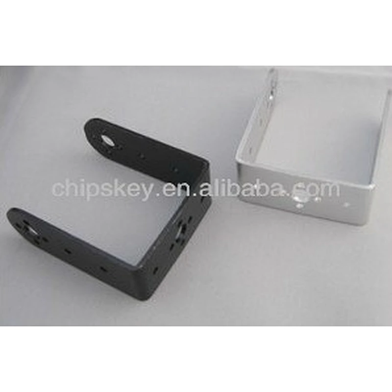 Servo Metal U Holders Mount Brackets Black/Silver for MG995 MG996