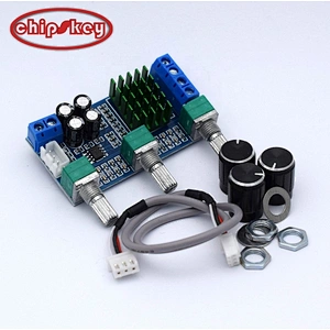 XH-M567 DC12-24V 80W x 2 Digital Audio TPA3116D2 Treble Bass Regulating Preset Pre amplifier Board