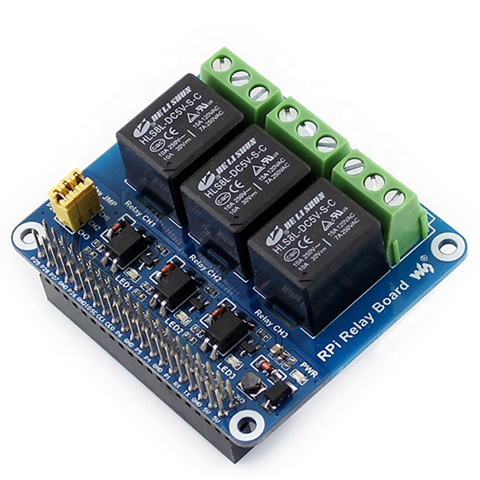 3-Channel 5V Raspberry pi relay Shield Module Extension board Shield for Raspberry Pi A+ B+ 2 B/3B/3B+