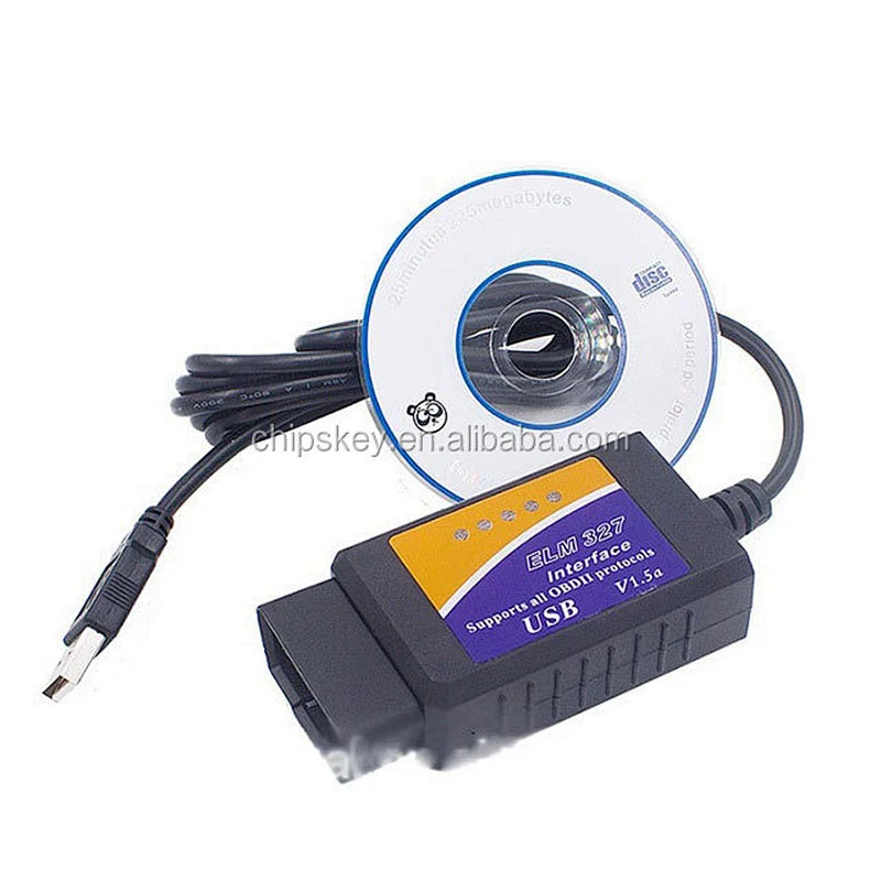 V1.5 ELM327 OBDII OBD2 USB Car Diagnostic Interface Scanner