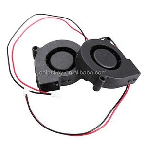 Black Brushless DC Cooling Blower Fan 5015S 5V 0.1-0.3A 50x15mm