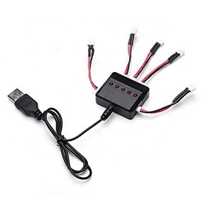 3.7V lithium battery balance charger 1 charge 4 1S H107D