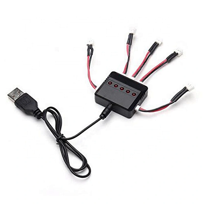 3.7V lithium battery balance charger 1 charge 4 1S H107D