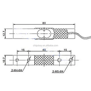 Strain gauge pressure sensor for high-precision resistor load cell electronic scale sensor 1KG 2KG 3KG 5KG 6kg 7KG 10KG
