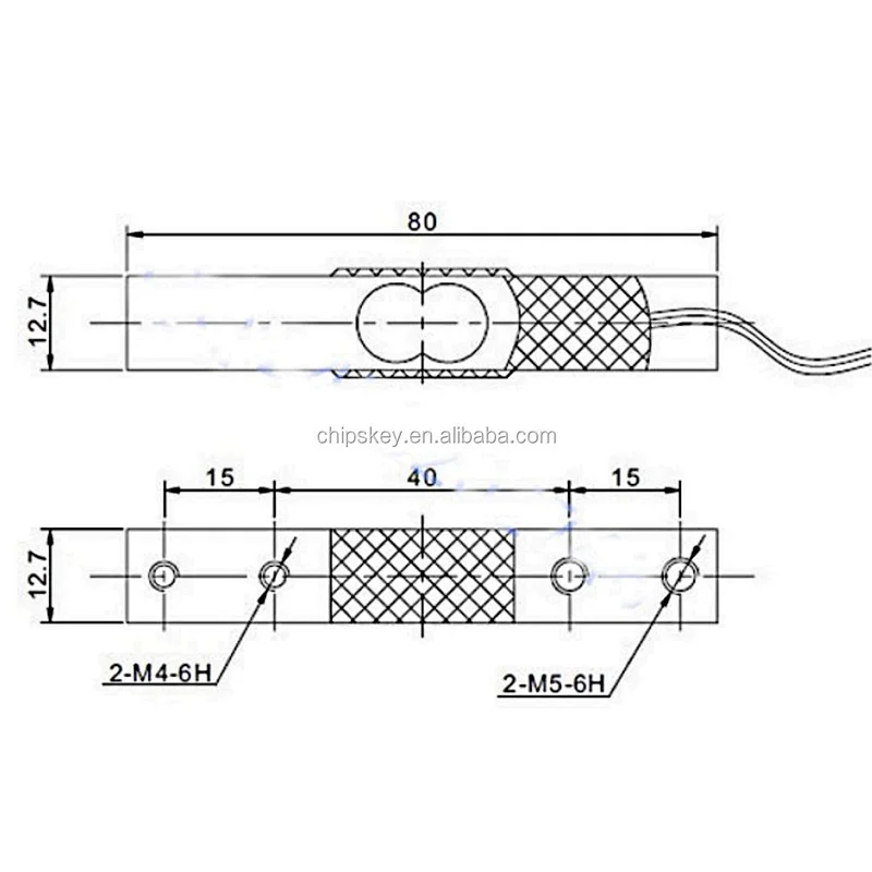 Strain gauge pressure sensor for high-precision resistor load cell electronic scale sensor 1KG 2KG 3KG 5KG 6kg 7KG 10KG