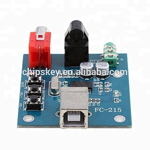 PCM2704USB sound card DAC decoder USB input coaxial fiber HIFI sound card decoder
