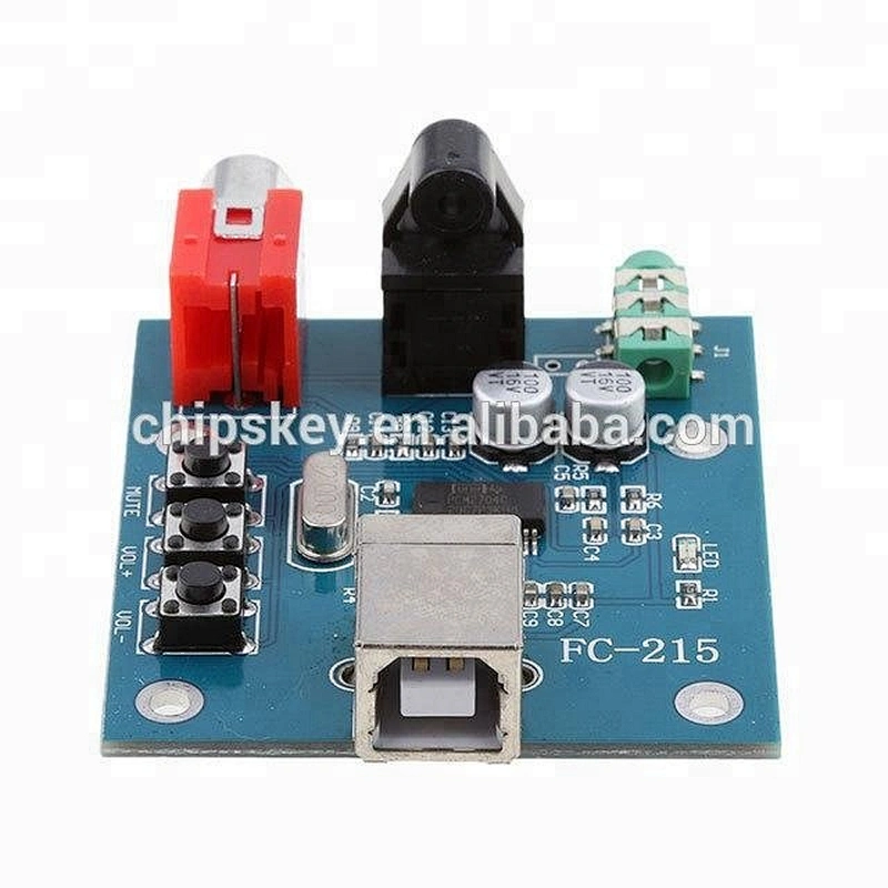 PCM2704USB sound card DAC decoder USB input coaxial fiber HIFI sound card decoder