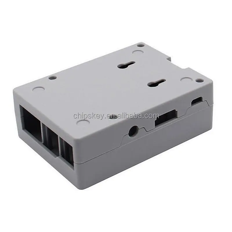 Grey Square Raspberry PI 3 Case Compatible Fan