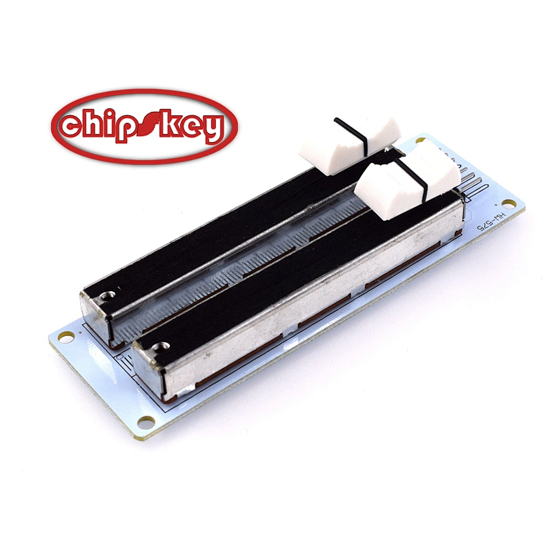 Double-row sliding potentiometer analog sensor  / double linear potentiometer