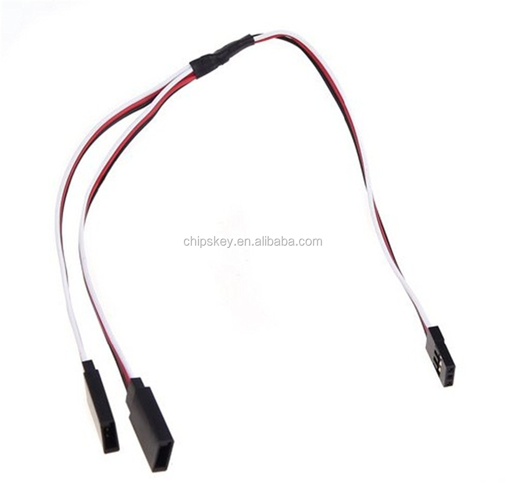 30CM Servo Extension Cord Cable Wire Y Splitter Cable Female - 2x Male