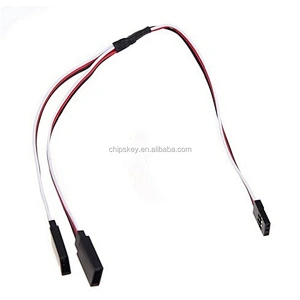 30CM Servo Extension Cord Cable Wire Y Splitter Cable Female - 2x Male