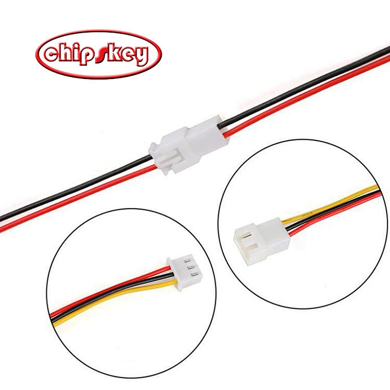 XH2.54 2PMale to Female  Extension Cable 20CM