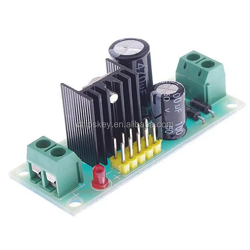 L7805 LM7805 three-terminal voltage regulator module, 5V regulated power supply module, 5V voltage regulator module