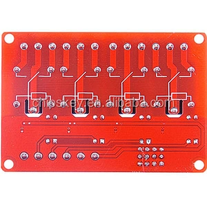 4 Channel 5V/9V/12V/24V relay with Optcoupter , each Channel can cutover high/low Level For Arduinos