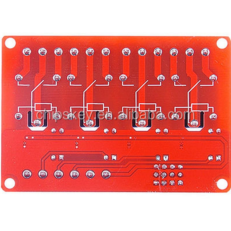 4 Channel 5V/9V/12V/24V relay with Optcoupter , each Channel can cutover high/low Level For Arduinos