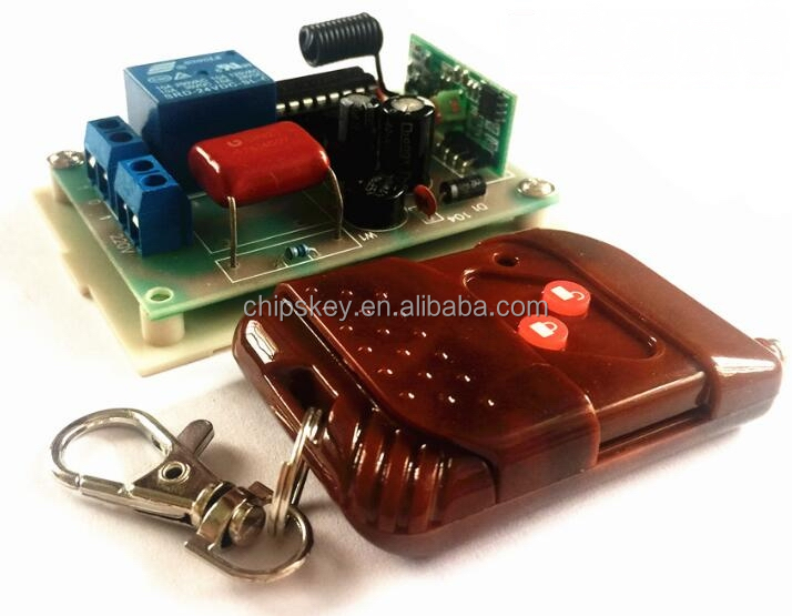 1 Channel Relay Lighting Wireless Remote Controler Switch remote control light kit One way 220v can wear wall