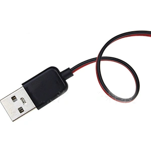 USB to Crocodile test clip 60CM