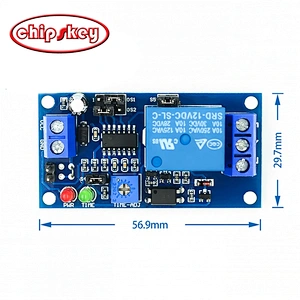 2V normally open trigger delay relay/ delay circuit module/ vibration alarm module