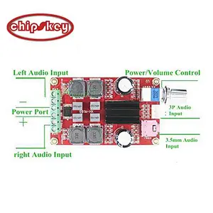 TPA3116 D2 50W + 50W Dual Channel Stereo Digital Amplifier Board DC 5V 24V XH-M189