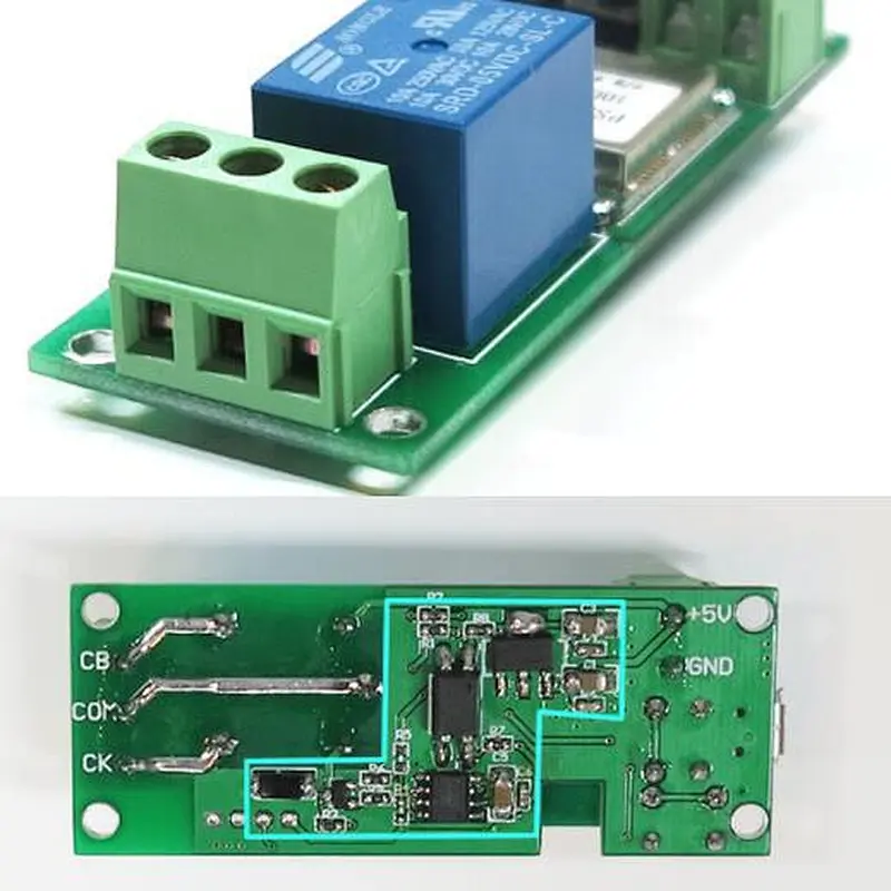 5V jog / self-locking switch mobile phone app remote control timing wifi remote control smart access control modification