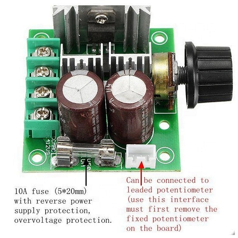 CCMHC PWM DC Motor Speed Controler Switching Regulator 12V24V30V40V Controller 10A
