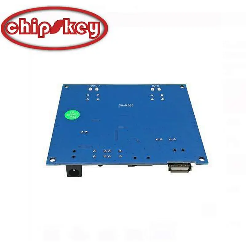 XH-M565 12V TO 24V 50W dual-channel high-power digital power amplifier board integrated USB and TF card