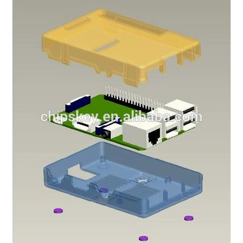 Raspberry PI 2 B+ Oval Case White