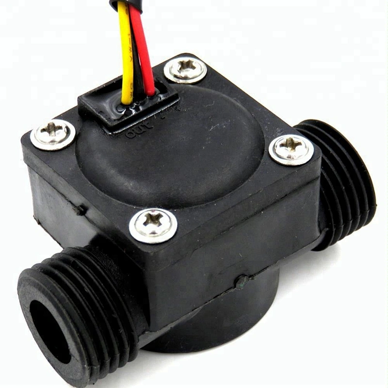 YF-G21 G1/2 DN15 4 Lines With Temperature Sensor Water Flow Sensor
