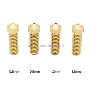 0.6mm Brass Extruder Nozzle Head 3mm Filament for 3D Printer Large-diameter nozzle extension